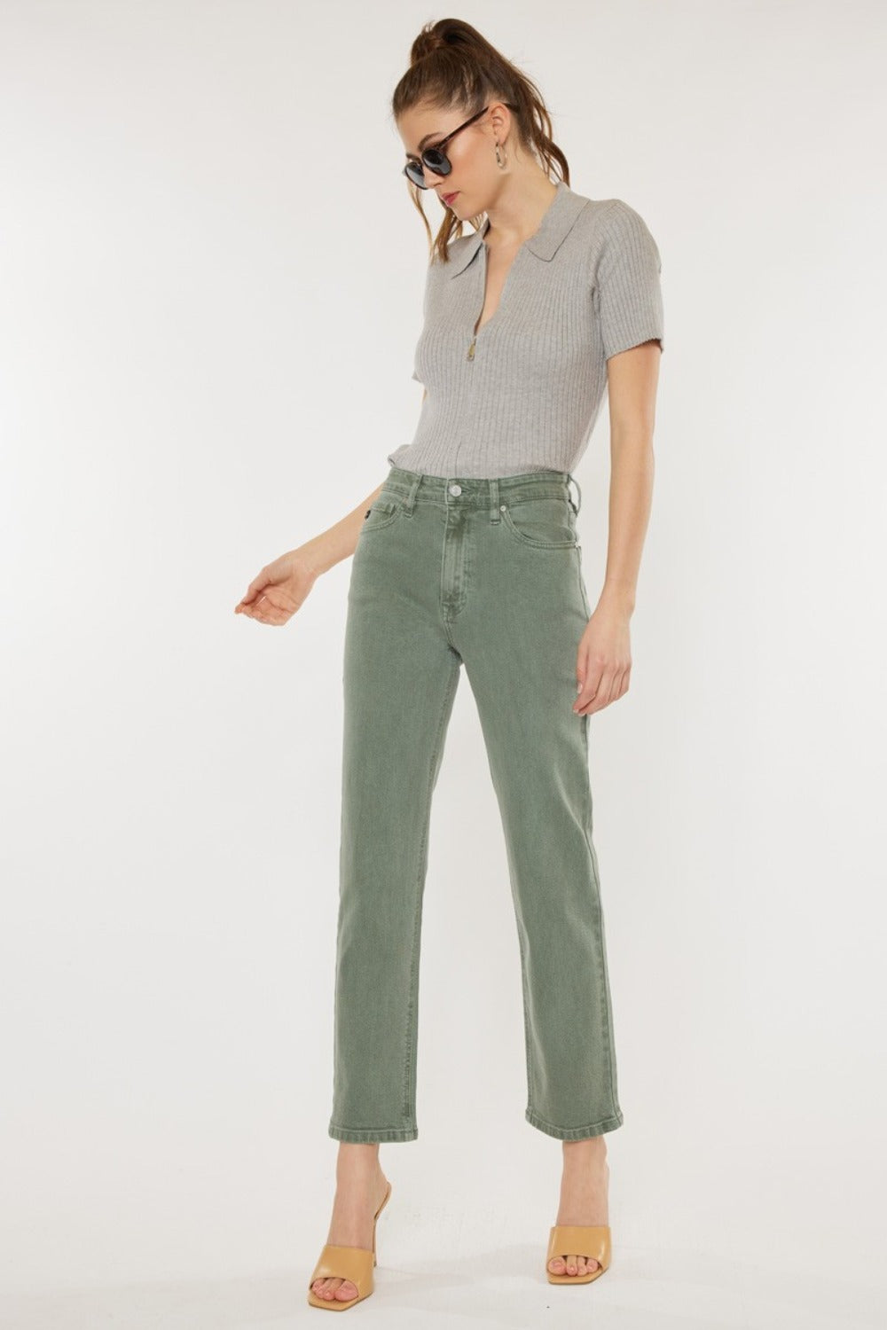 Kancan Ultra High Rise Straight Jeans