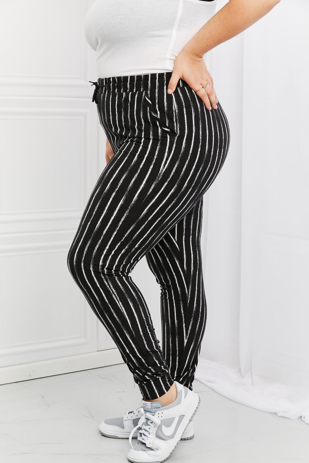 Leggings Depot Stay In Full Size Joggers